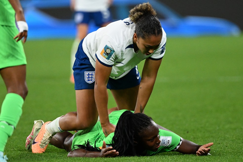 Lauren James pode perder o restante da Copa do Mundo — Foto: EFE