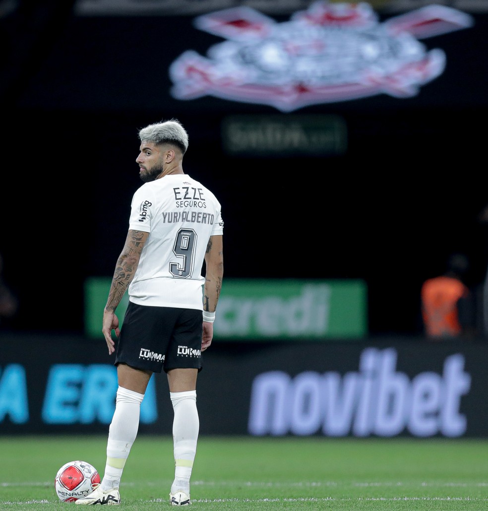 Yuri Alberto em jogo do Corinthians contra a Ponte Preta — Foto: Rodrigo Coca/Agência Corinthians