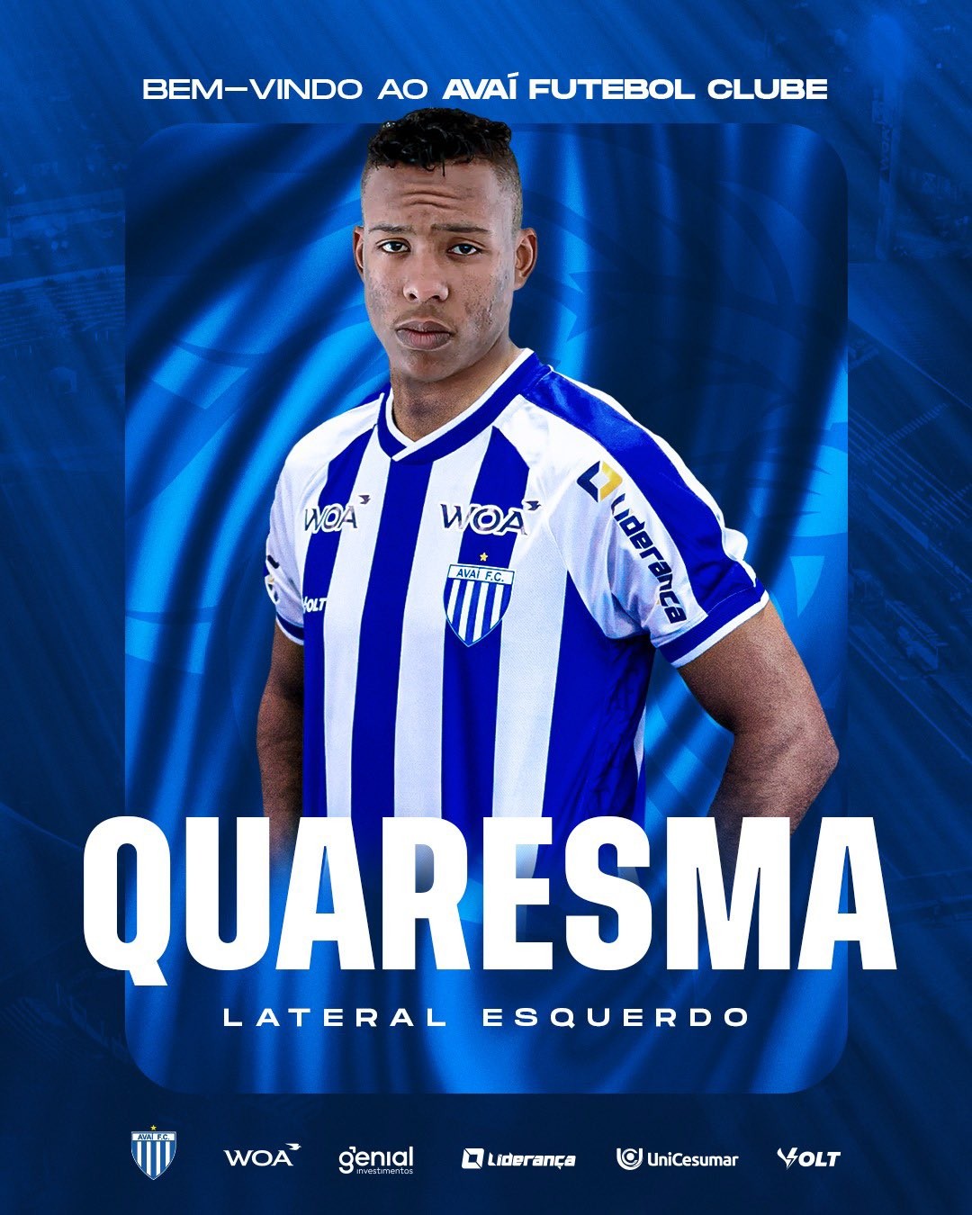 Avaí anuncia o lateral-esquerdo Mateus Quaresma