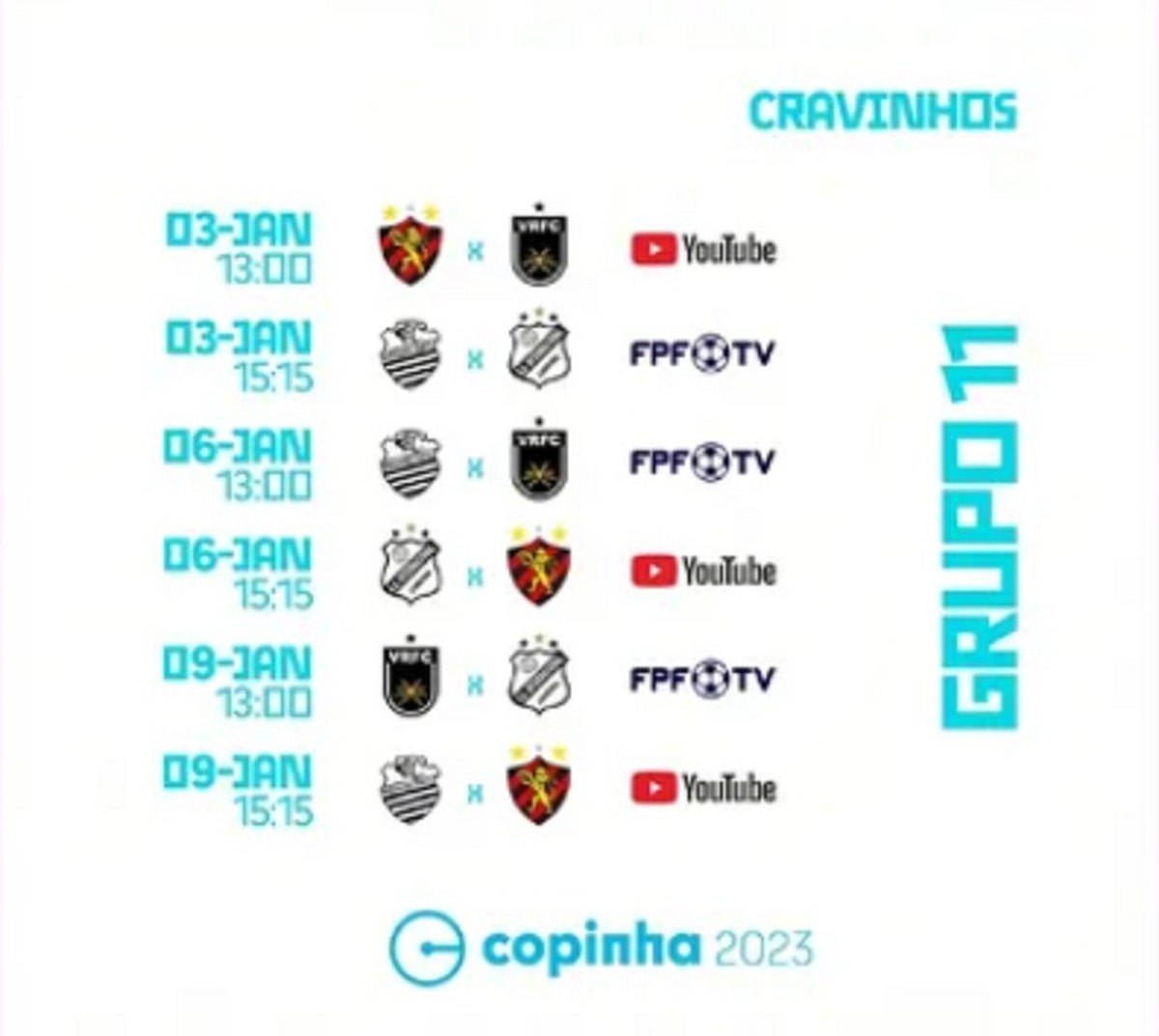 Onde assistir os jogos da Copinha 2023 na TV e online
