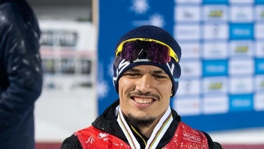 De Rondônia para o mundo, Cristian Ribera conquista o  bronze no Mundial de esqui cross-country na Suécia