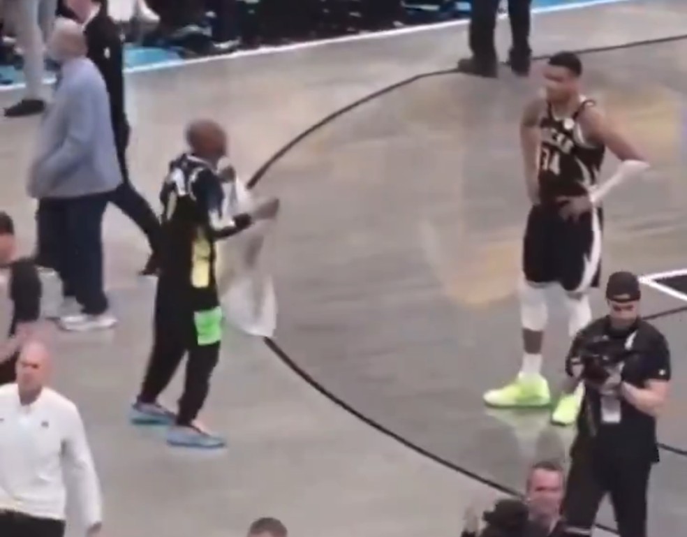 Pai de Haliburton provoca Antetokounmpo após eliminação na NBA — Foto: Reprodução