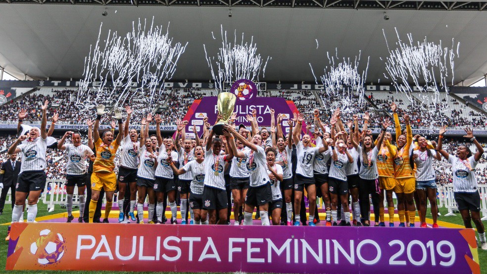 Corinthians campeão paulista feminino — Foto: Bruno Teixeira / Ag. Corinthians