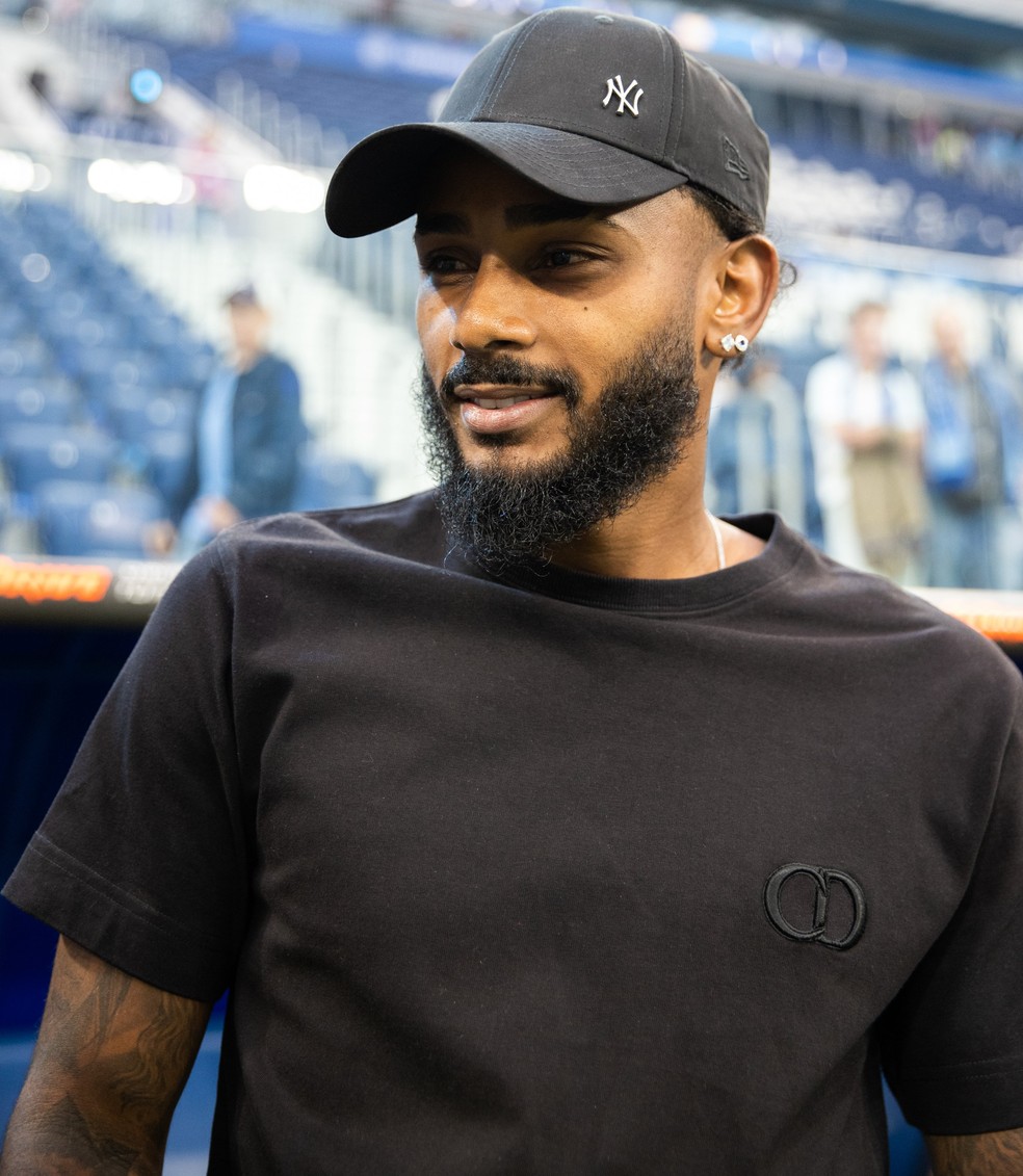 Wendel, alvo do Flamengo, em Zenit x Akhmat Grozny — Foto: Divulgação