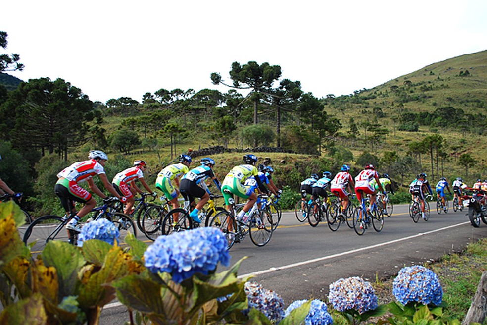 Serra de Santa Catarina recebe etapas mundiais de ciclismo em outubro — Foto: Eduardo Schaucoski/Divulgação
