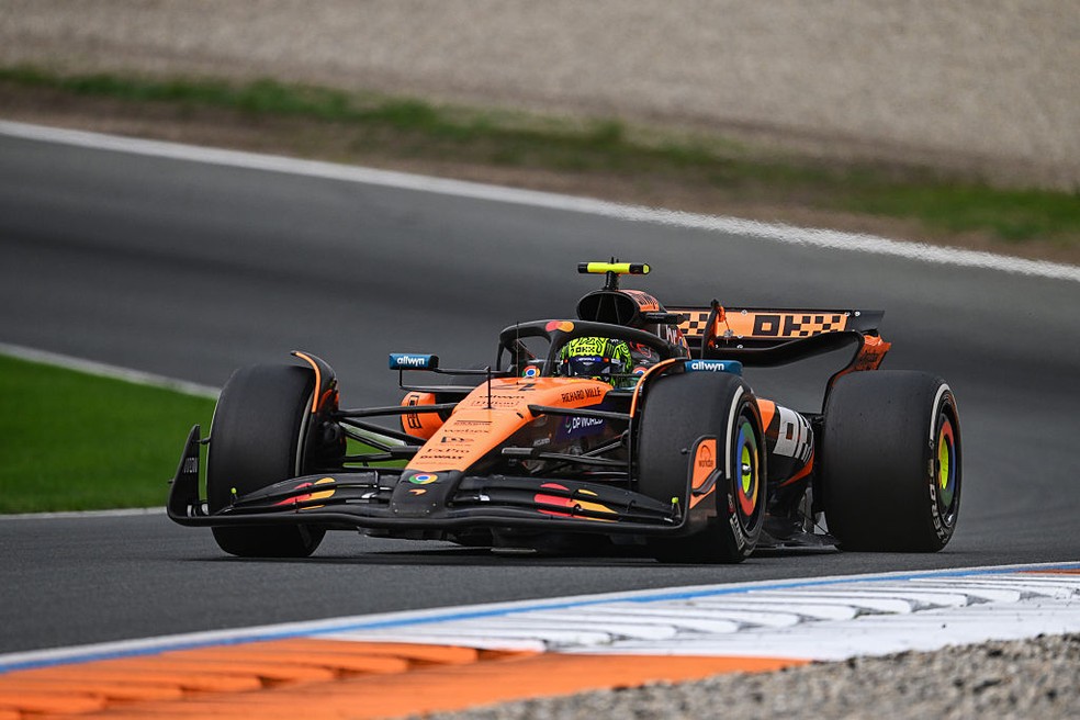 Lando Norris no GP da Holanda de F1 — Foto: James Sutton/Getty Images