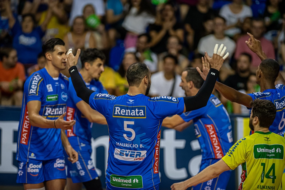 Campinas vence Blumenau e se recupera na Superliga volei ge