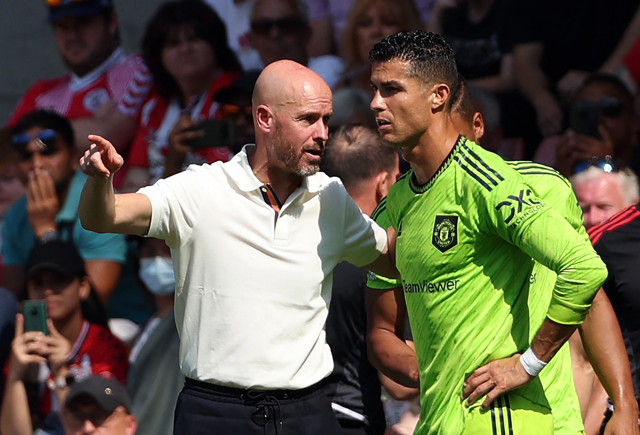 Ten Hag relembra passagem com Cristiano Ronaldo no United: "Me decepcionou muito"