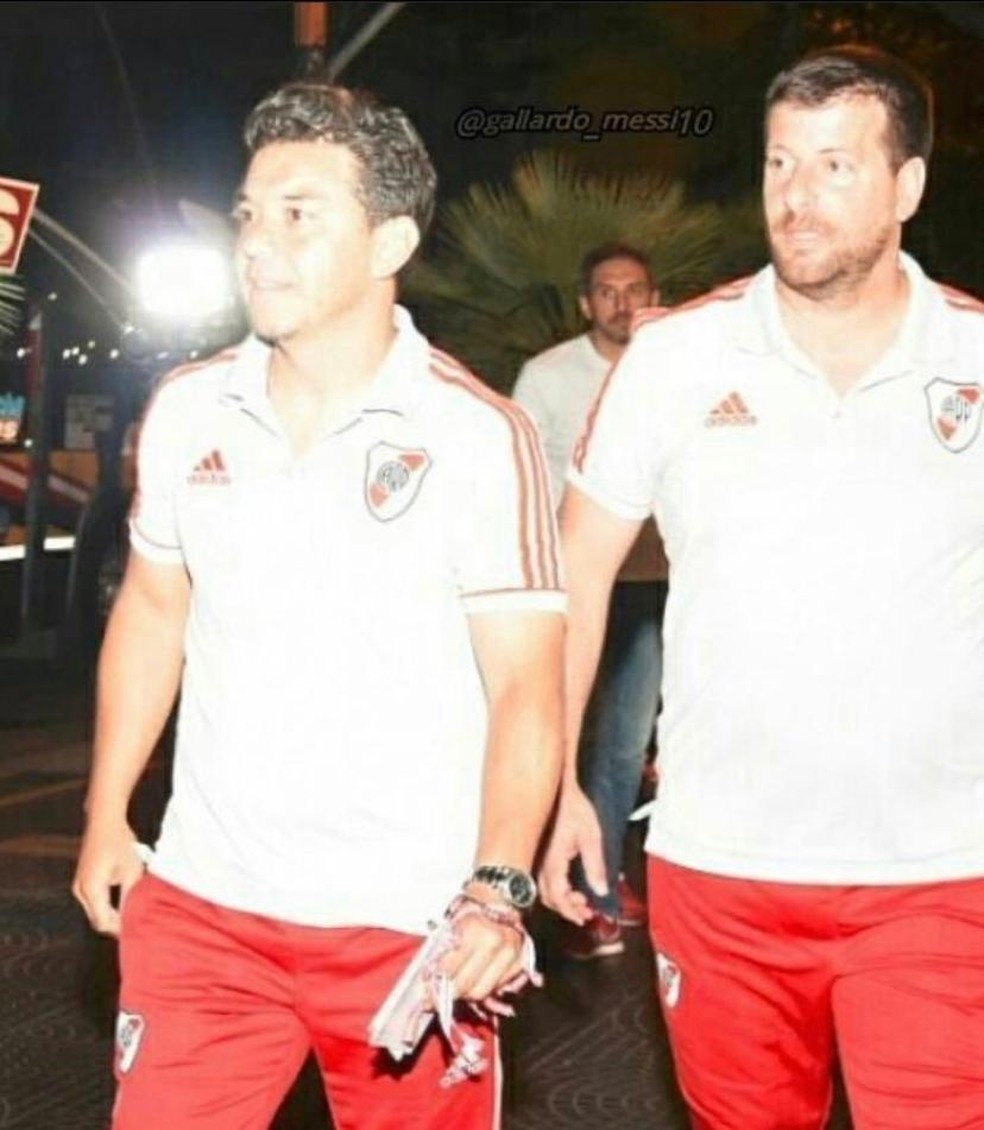 Rodrigo Sbroglia foi auxiliar t�cnico de Marcelo Gallardo no River Plate � Foto: Arquivo Pessoal