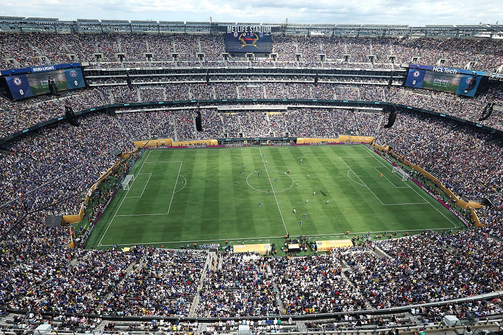 MetLife Stadium lotado na final da Copa do Mundo de Clubes — Foto: Al Bello / Getty Images