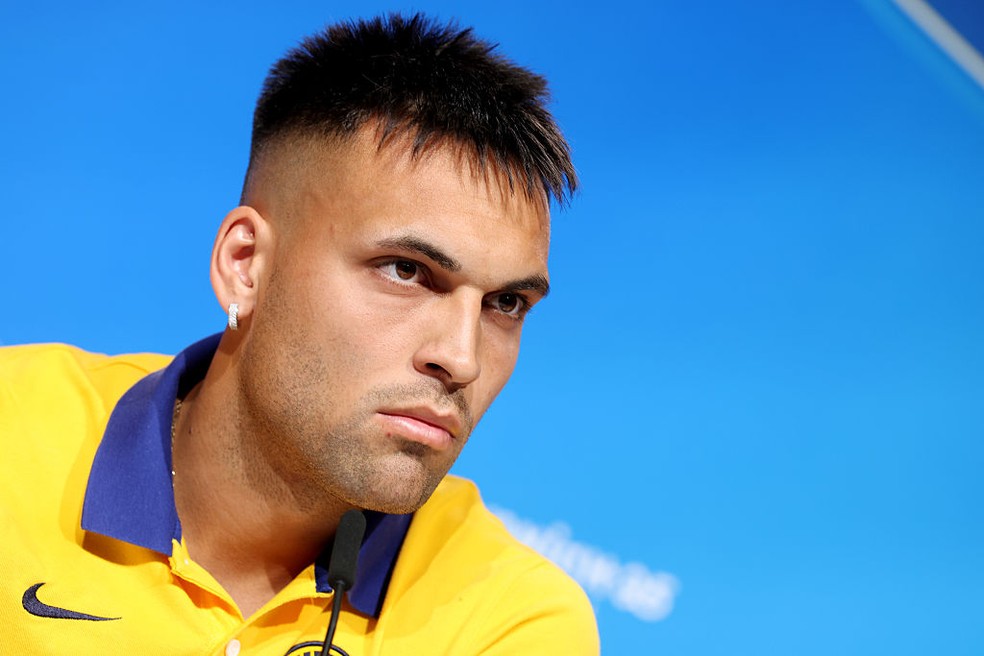 Lautaro Martínez descarta Bola de Ouro e mira título da Champions — Foto: Getty Images