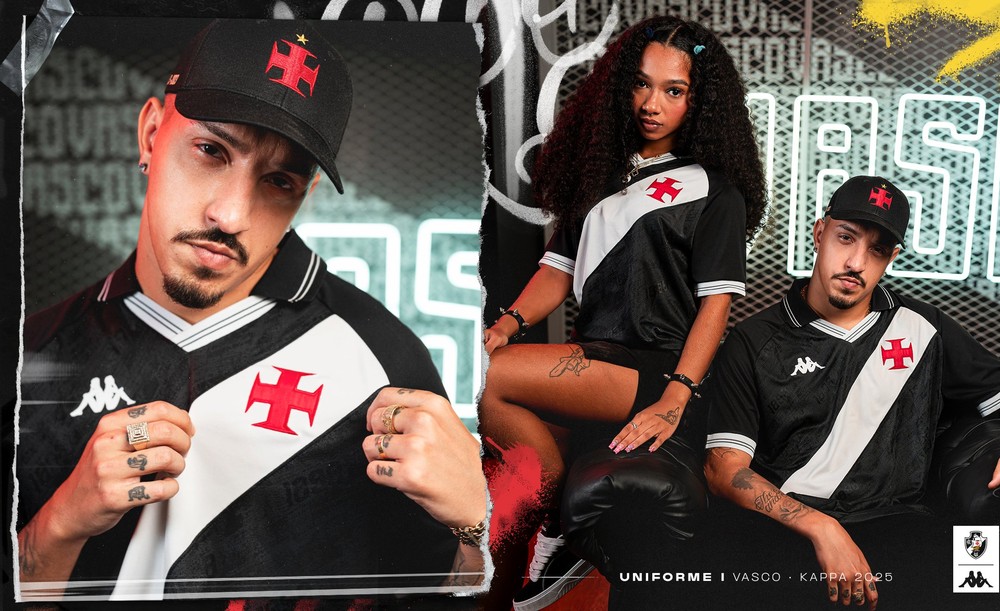 Camisa Vasco 2025 Home vista frontal