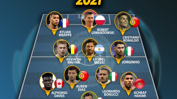 Seleção de 2021 da IFFHS tem CR7, Messi, Mbappé e Lewandowski, futebol  internacional