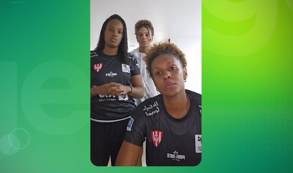 Jogadoras do Tijuca Tênis Clube denunciam racismo na Superliga B — Foto: Reprodução