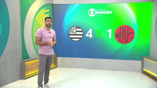 Athletic goleia Pouso Alegre por 4x1 pelo Campeonato Mineiro - Programa: Esporte Espetacular 