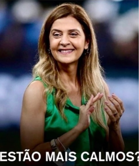 Leila repete meme depois da classificação do Palmeiras, e Arias cutuca o Fluminense