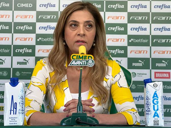 Leila diz que investiu mais de R$ 1 bi no Palmeiras e condena vandalismo: 