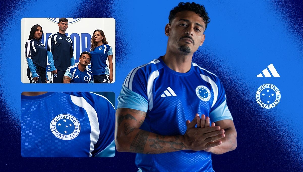 Cruzeiro divulga imagens do uniforme de treino de 2026; veja fotos | Ge