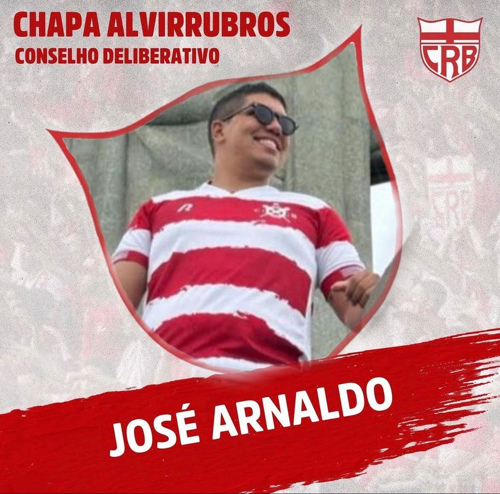 José Arnaldo, pré-candidato ao Conselho Deliberativo do CRB — Foto: Reprodução/Instagram
