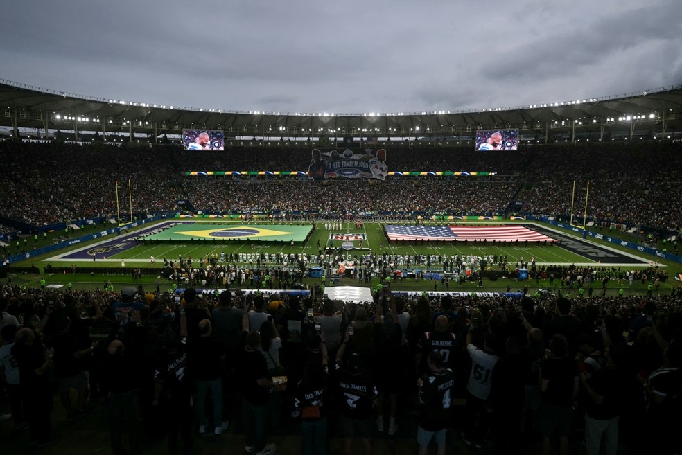 NFL no Rio - Baltimore Ravens v Dallas Cowboys — Foto: AFP