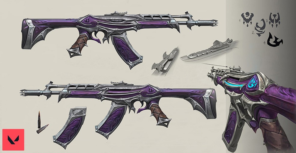 Valorant: Fãs descobrem todas as armas e suas skins nos arquivos do jogo, confira - Mais Esports