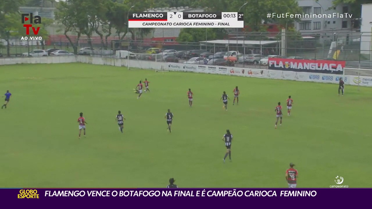 Flamengo vence o Botafogo na final é campeão do Carioca Feminino
