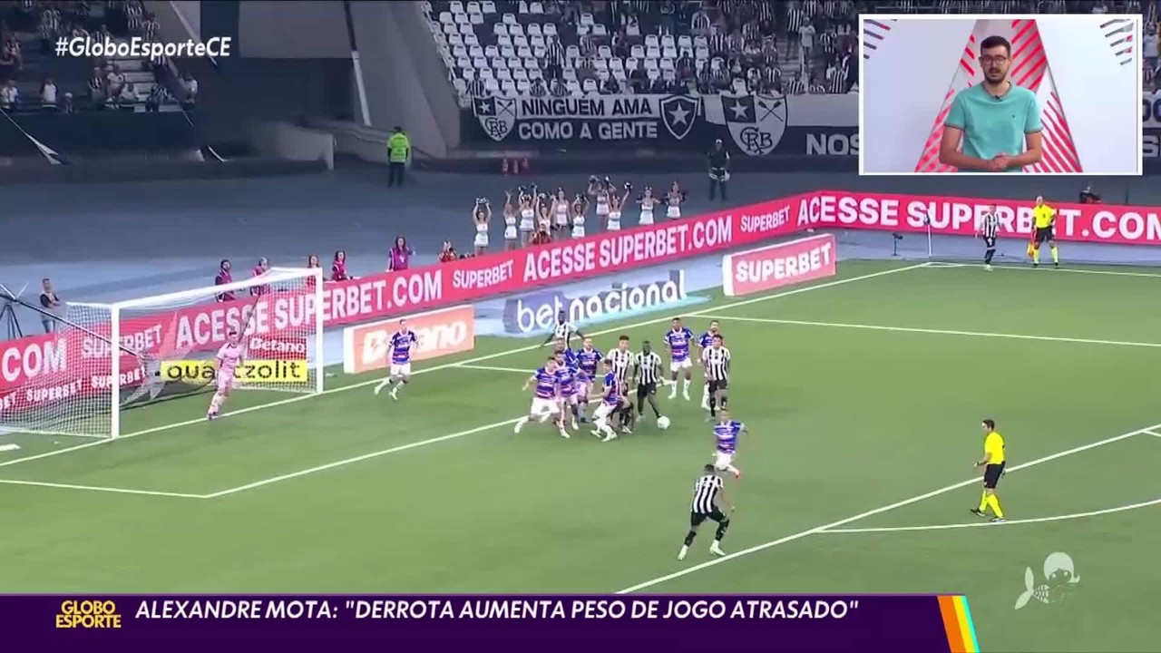 Alexandre Mota comenta Botafogo 2 x 0 Fortaleza