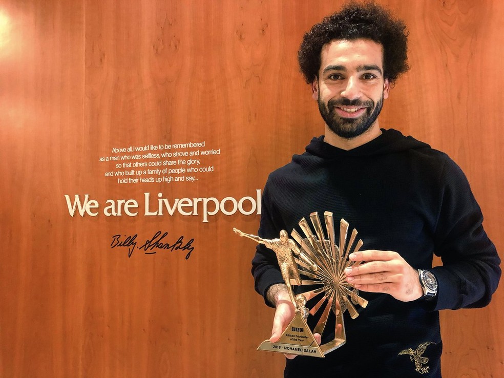 Pelo segundo ano seguido, Mohamed Salah é eleito o melhor jogador