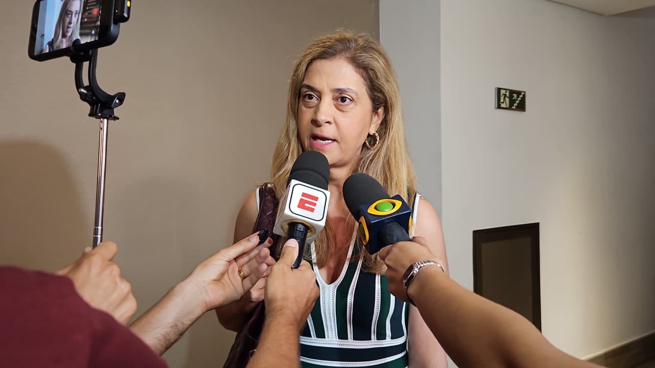 Leila Pereira rebate reclamações do Bahia em vitória do Palmeiras | Ge