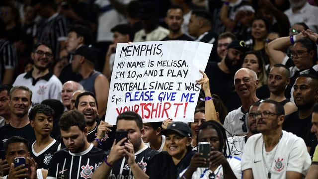 Torcida do Corinthians na partida contra o Mirassol