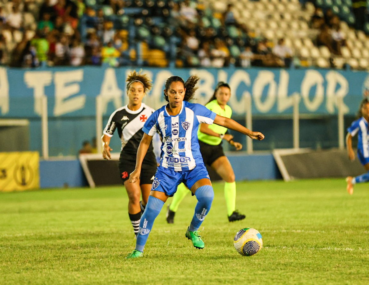 Brasileiro Feminino A3 Paysandu é derrotado pelo Vasco na primeira