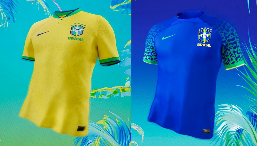 Camisa do BRASIL casa copa do mundo 2022(versão jogador)