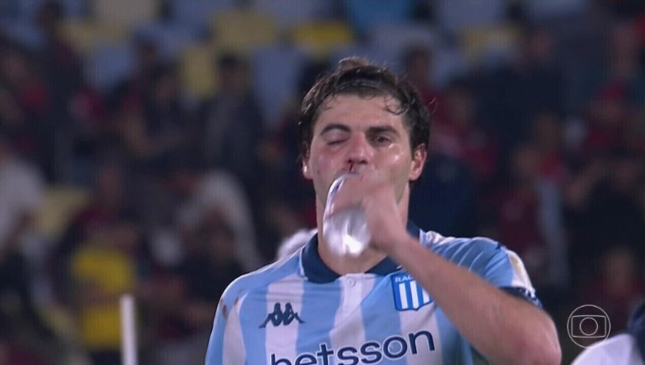 Fratura no maxilar: Sosa é desfalque certo do Racing contra o Flamengo na Libertadores