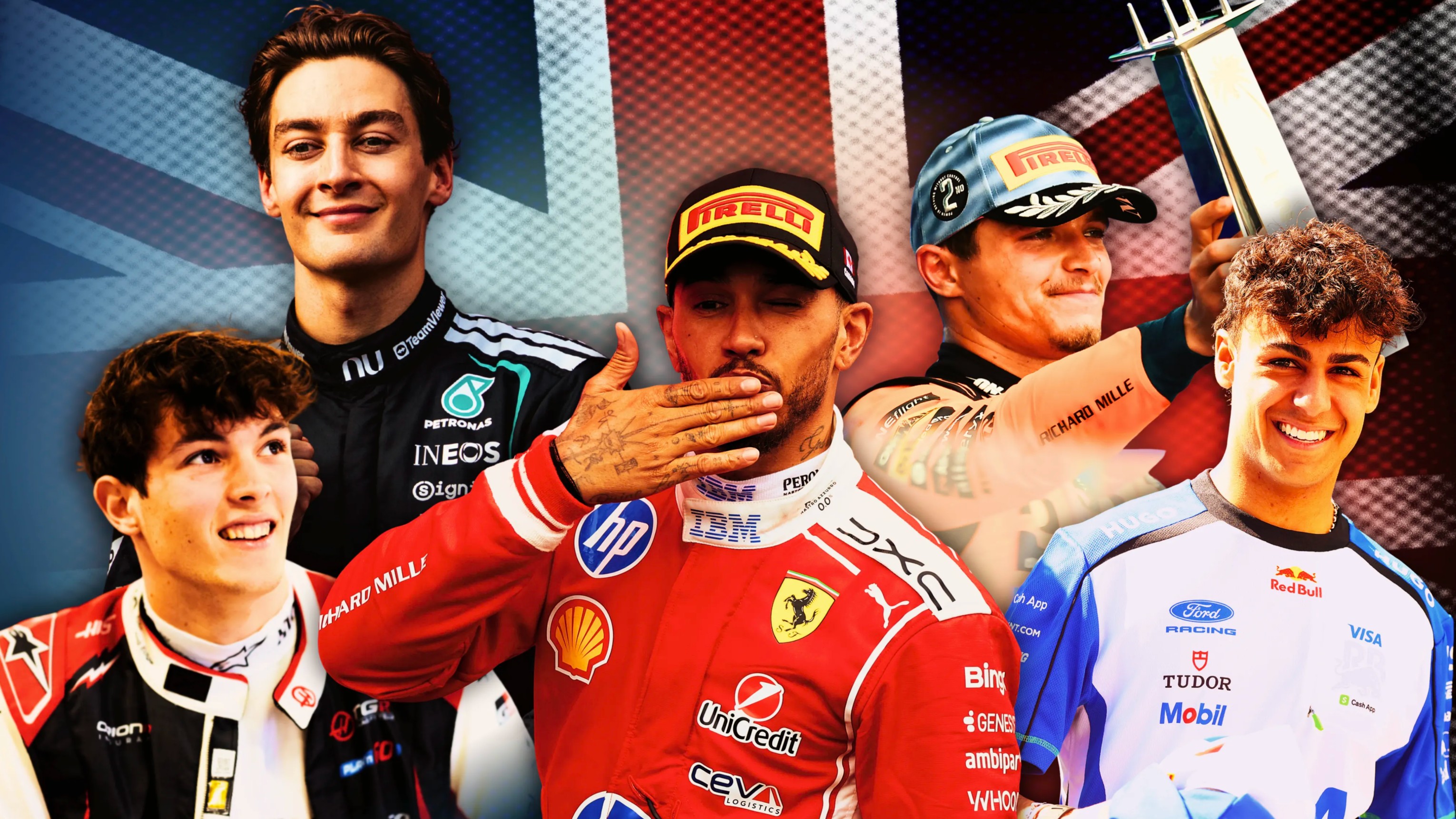 Com cinco nomes no grid, Grã-Bretanha reúne três gerações na F1