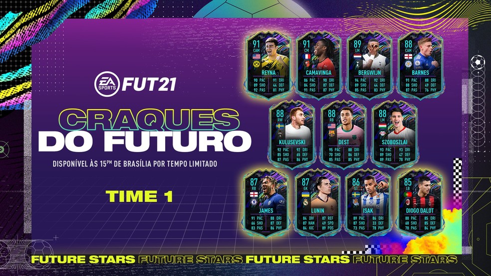 FIFA 21: Future Stars traz Bruno Guimarães entre promessas; veja time, fifa