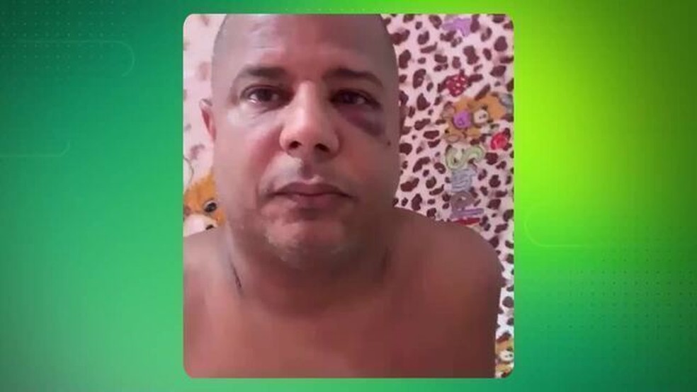 Marcelinho Carioca grava vídeo em cativeiro — Foto: Reprodução