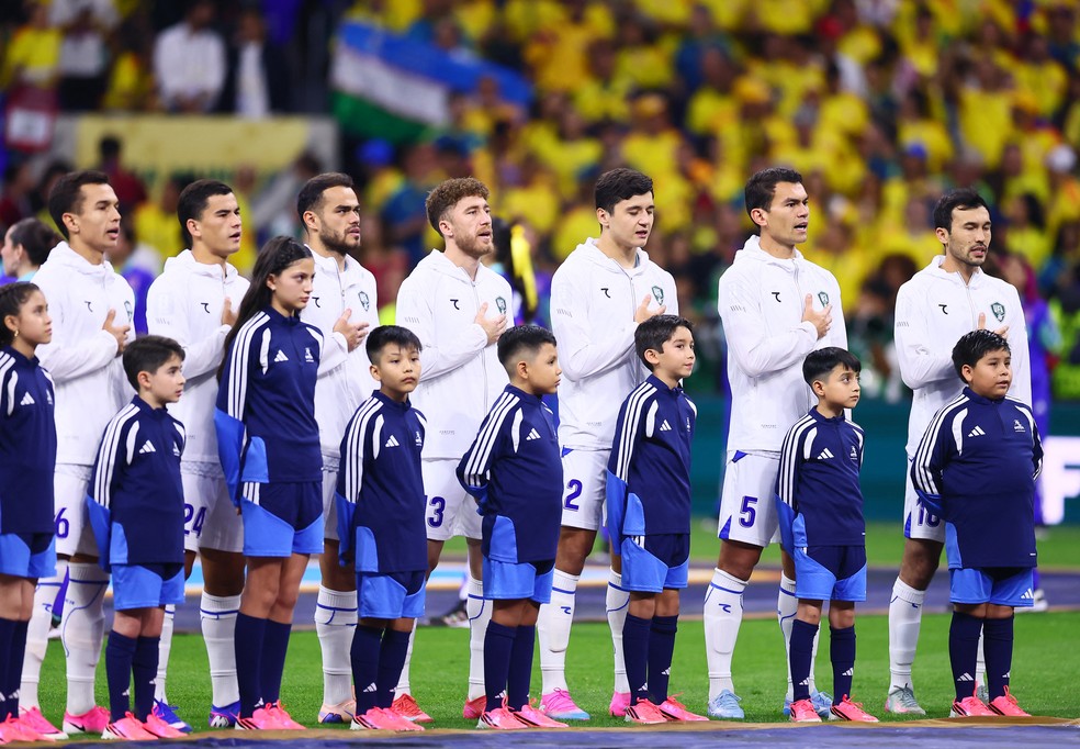 Time do Uzbequistão em jogo da Copa que impacta o Grupo de Portugal