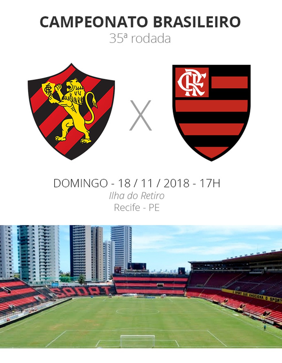 Sport x Flamengo: tudo o que você precisa saber sobre o jogo da rodada #35, brasileirão série a