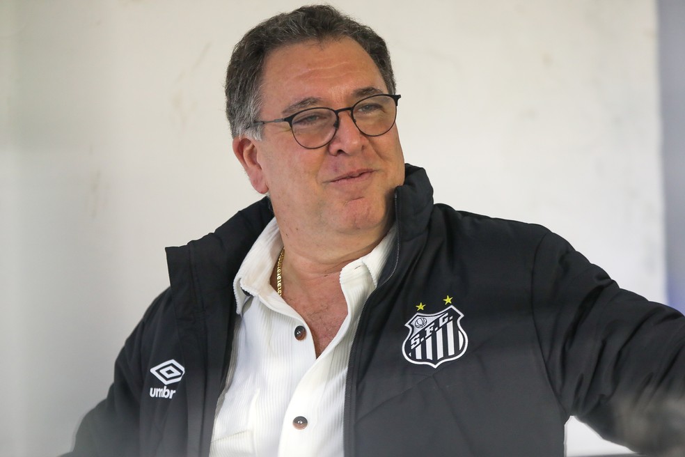 Marcelo Teixeira em Santos x Ituano — Foto: Reinaldo Campos/AGIF