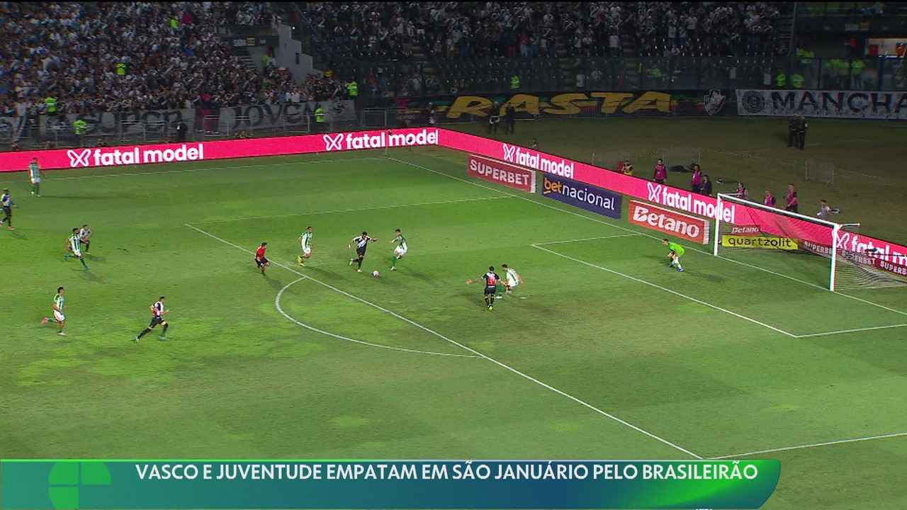 Vasco e Juventude empatamapostas jogos de futebol onlineSão Januário pelo Brasileirão