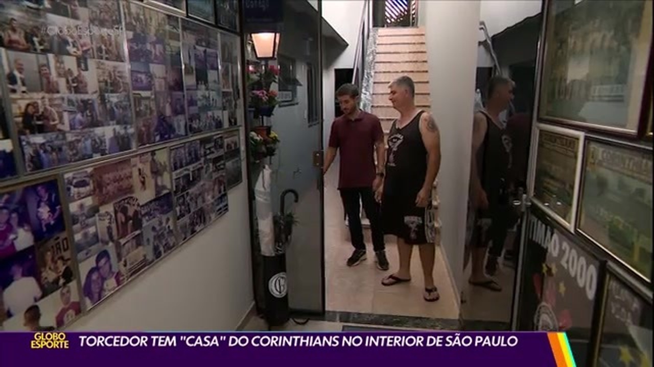 Torcedor tem 'casa' do Corinthians no interior de São Paulo