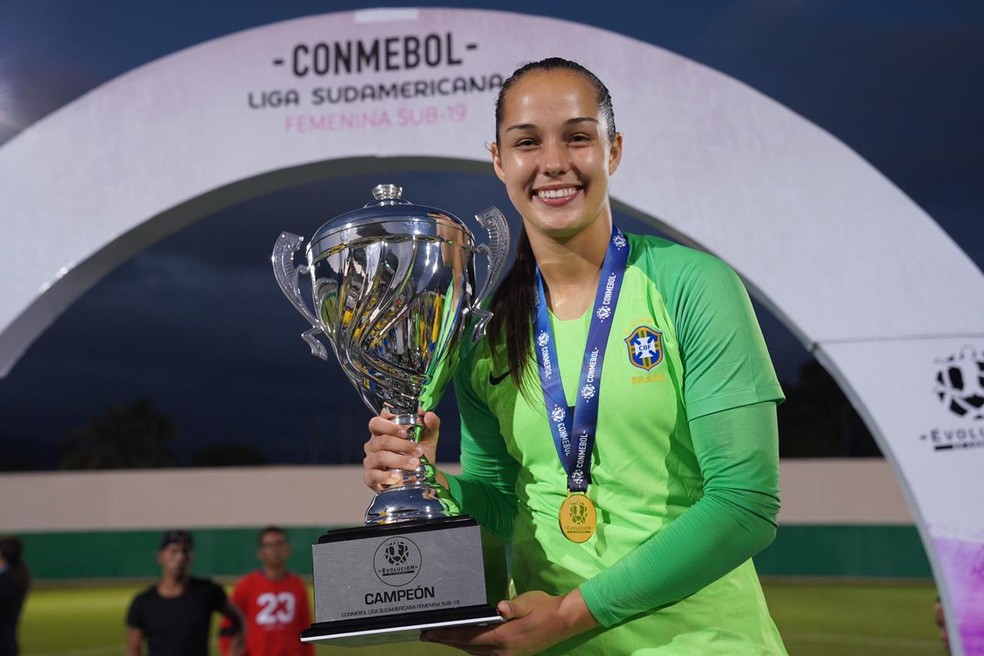 Nicole Ramos no Campeonato Sul-Americano Sub-20 — Foto: Arquivo Pessoal