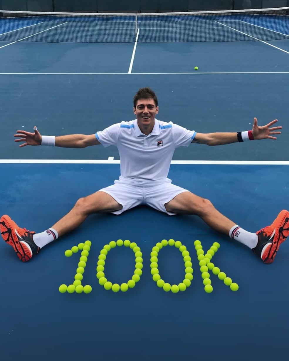 Comemoração dos 100 mil seguidores — Foto: Reprodução