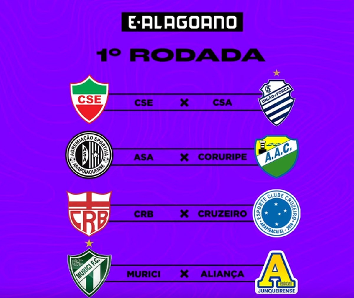 Tá valendo jogadores se enfrentam pela 1ª rodada do eAlagoano 2023
