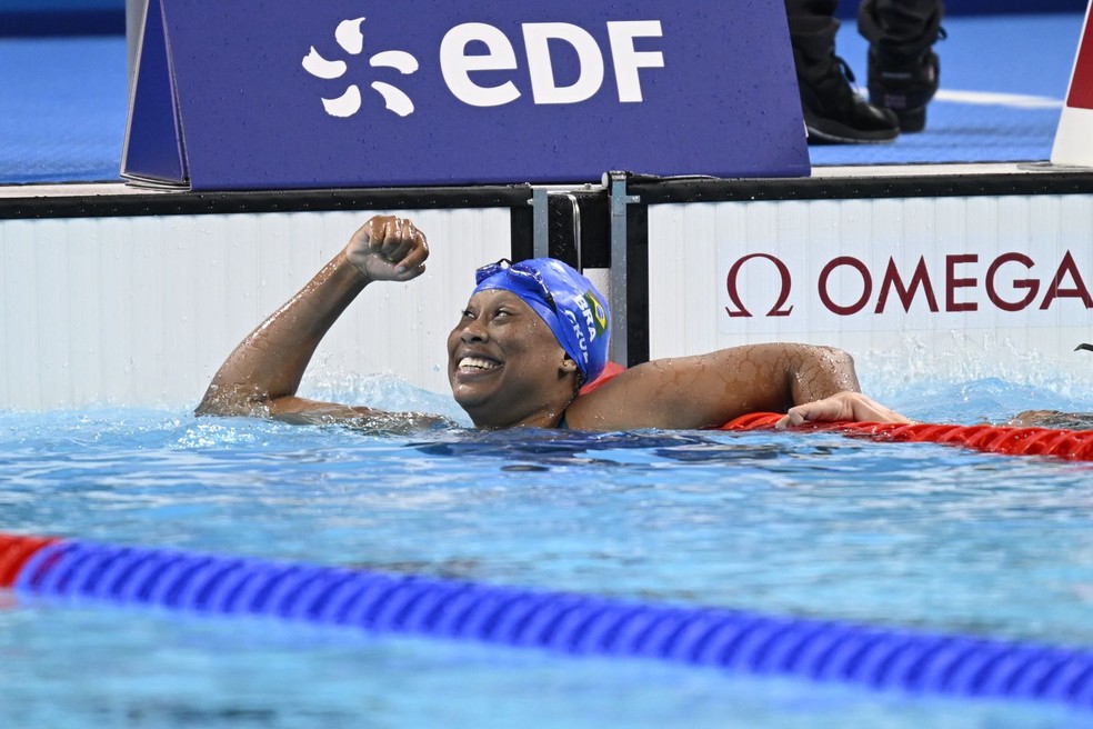 Lídia Cruz é bronze nos 150m medley SM4 nas Paralimpíadas de Paris 2024 — Foto: Douglas Magno /CPB