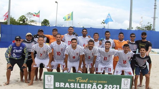 Edson Hulk marca três, "esmaga" ABC e Corintians-RN vai à final do Brasileirão de beach soccer
