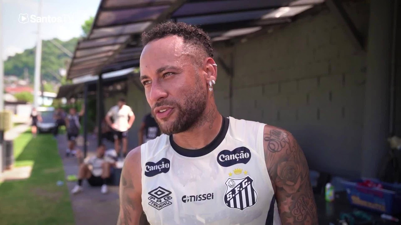 Treino do Santos: Escobar trabalha com o elenco, e Cuca comanda atividade tática | Ge