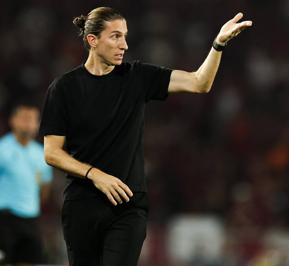 Filipe Luís em Flamengo x Ceará — Foto: Gilvan de Souza/Flamengo