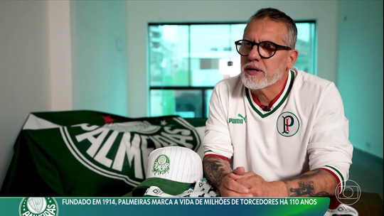 Fundado em 1914, Palmeiras marca a vida de milhões de torcedores há 110 anos - Programa: Esporte Espetacular 