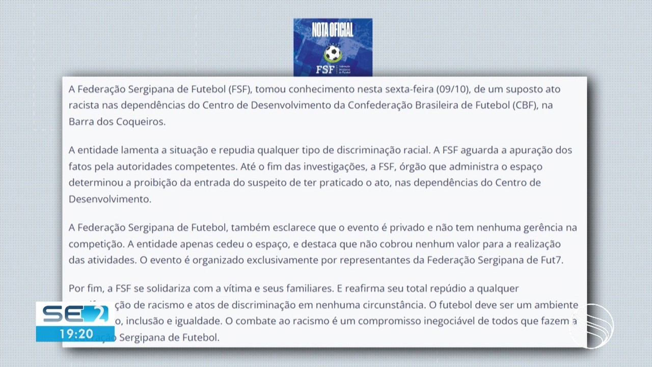 Polícia Civil investiga possível caso de racismo contra atleta de 12 anos em Sergipe